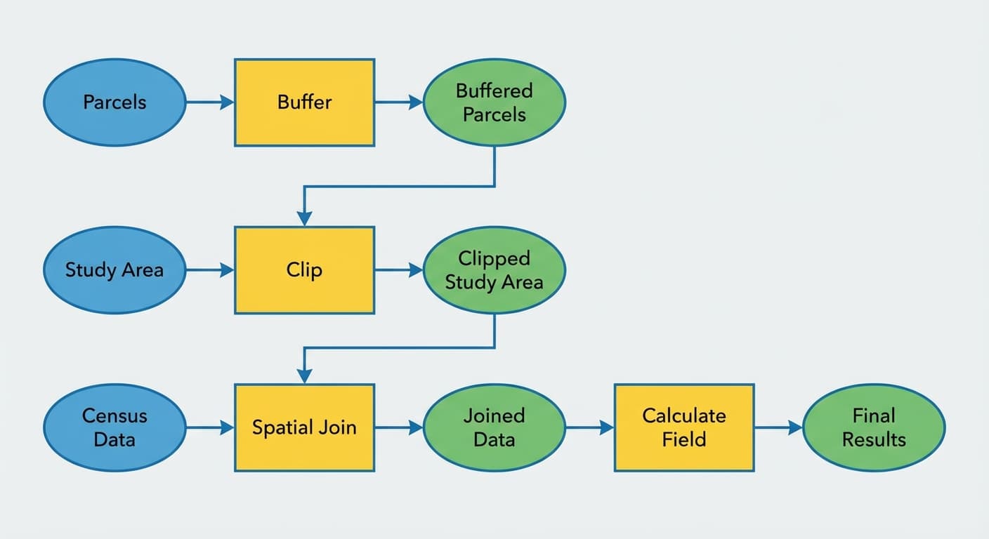 ModelBuilder workflow example