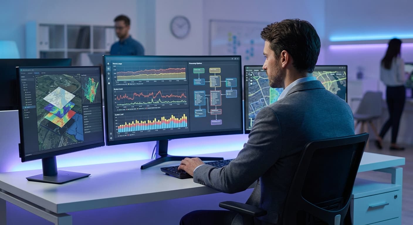 Speicherverwaltungs-Strategien für große Geospatial-Datensätze