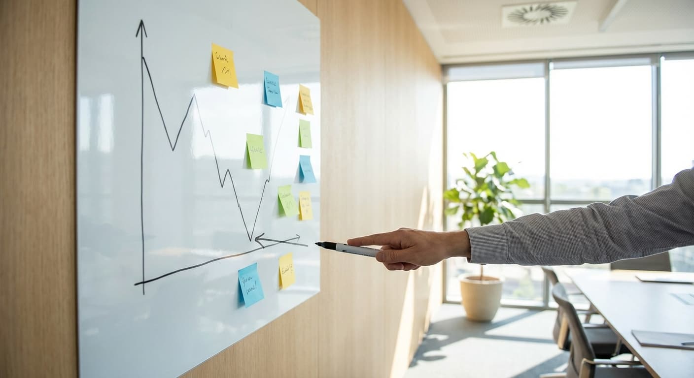 Die Produktivitätskurve des Tals der Tranen wahrend des GIS-Team-Ubergangs