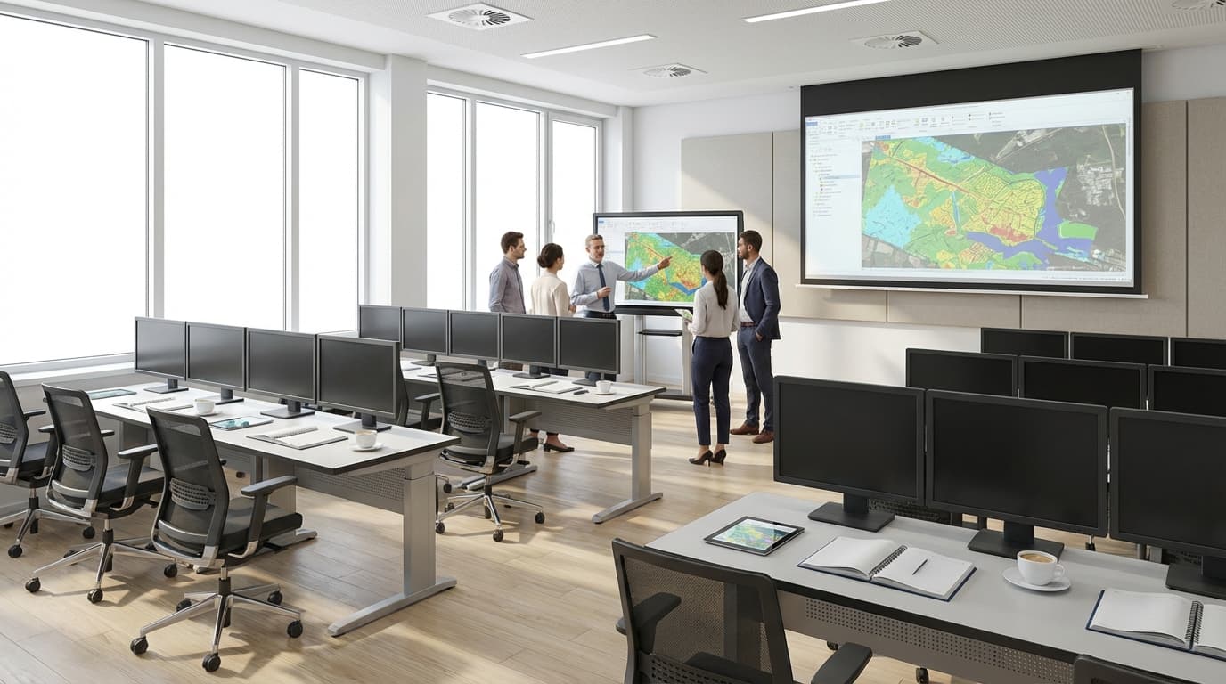 The phases of GIS team training journey from desktop to code